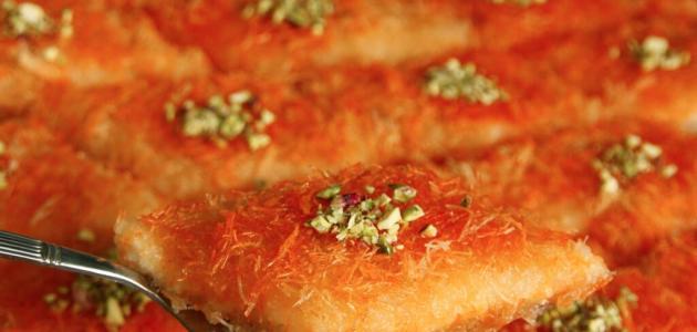 عمل قشطة الكنافة عمل قشطة الكنافة