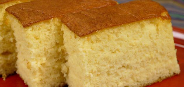 عمل كيكة إسفنجية