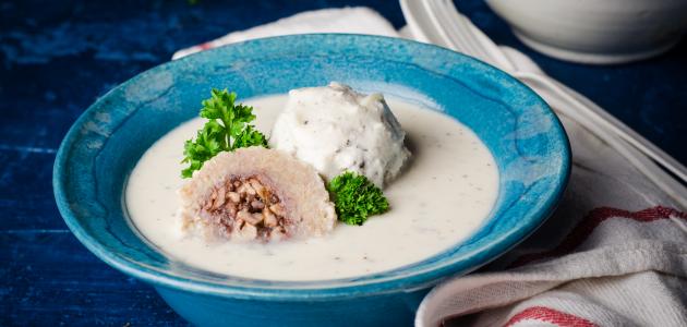 كبة باللبن على الطريقة السورية كبة باللبن على الطريقة السورية