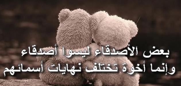 كلمات عن الأصدقاء