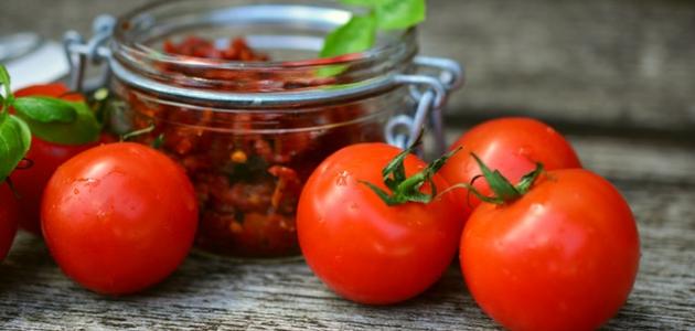 كيفية تجفيف الطماطم