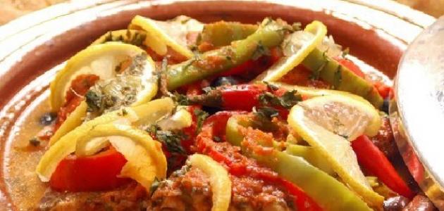 كيفية عمل طاجن سمك كيفية عمل طاجن سمك