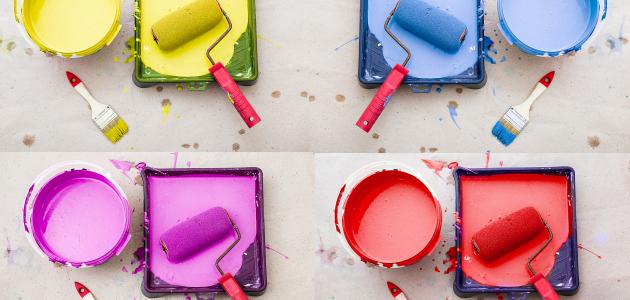 كيفية مزج الألوان لطلاء الجدران