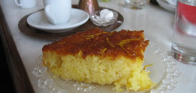 كيكة جوز الهند بالقطر كيكة جوز الهند بالقطر