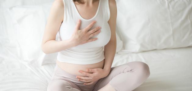 ما سبب المغص للحامل