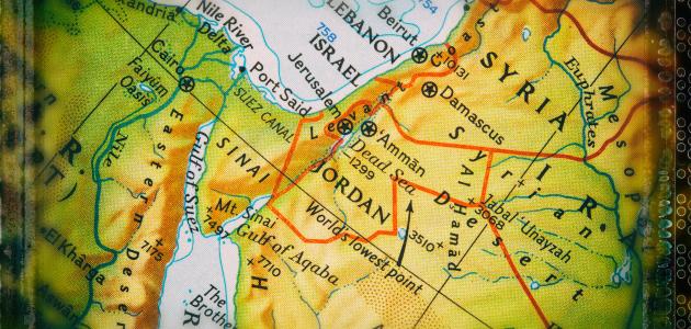 ما هي حدود الأردن