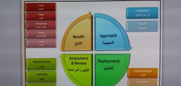 معايير تقييم الأداء المؤسسي