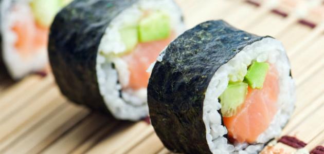 مكونات السوشي مكونات السوشي