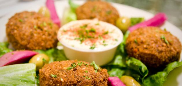 مكونات الفلافل السوري مكونات الفلافل السوري