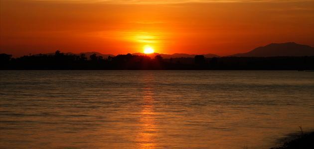 موضوع تعبير عن غروب الشمس