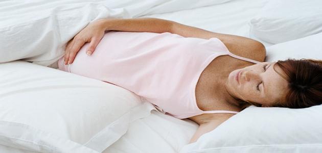 أفضل وضع لنوم الحامل