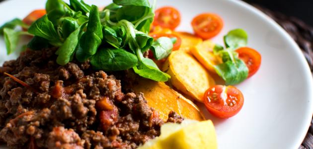 أكلات مبتكرة باللحم المفروم أكلات مبتكرة باللحم المفروم