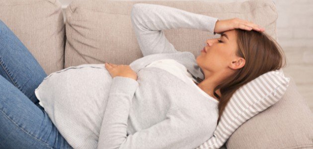 ألم رأس معدة الحامل