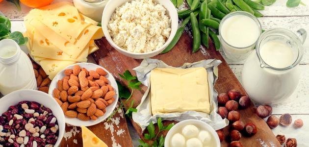 أين يوجد الكالسيوم في الطعام أين يوجد الكالسيوم في الطعام