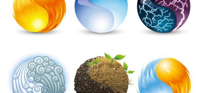 العناصر الطبيعية العناصر الطبيعية