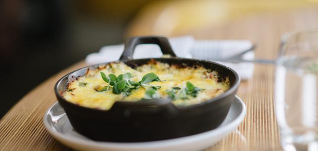 تحضير قرنبيط بالطحينة