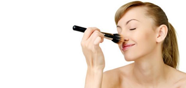 تصغير الانف بالمكياج تصغير الانف بالمكياج