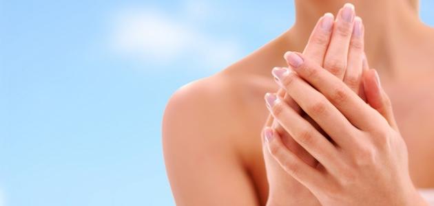 خلطات تبييض اليدين منزلياً