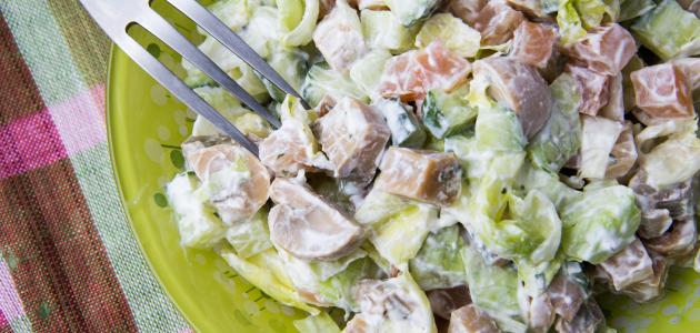 سلطة الخضار بالمايونيز سلطة الخضار بالمايونيز