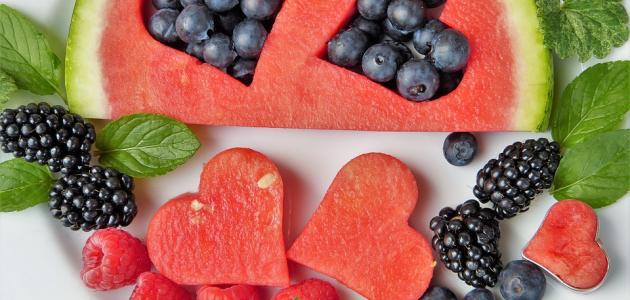 طرق تزيين الفواكه طرق تزيين الفواكه