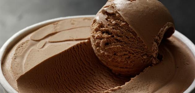 طريقة الآيس كريم دون ماكينة