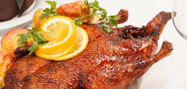 طريقة البط بالبرتقال طريقة البط بالبرتقال