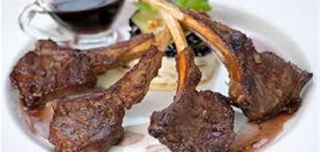 طريقة تحضير ريش اللحم بالفرن