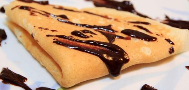 طريقة تحضير كريب بالشوكولاتة طريقة تحضير كريب بالشوكولاتة