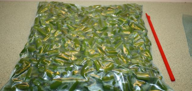 طريقة حفظ الفاصولياء الخضراء في الفريزر طريقة حفظ الفاصولياء الخضراء في الفريزر