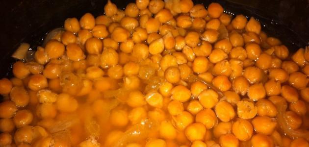 طريقة سلق الحمص اليابس طريقة سلق الحمص اليابس
