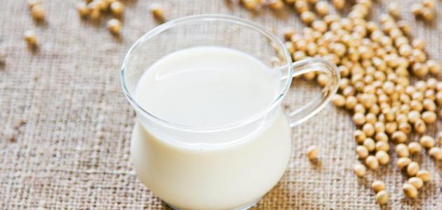 طريقة شرب حليب الصويا