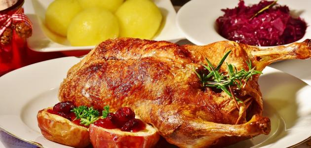 طريقة طبخ البط المحشي