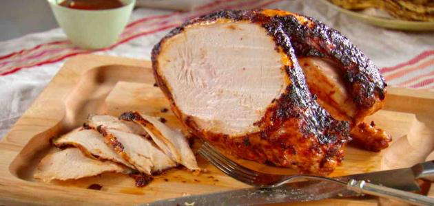 طريقة طهى صدور الديك الرومي