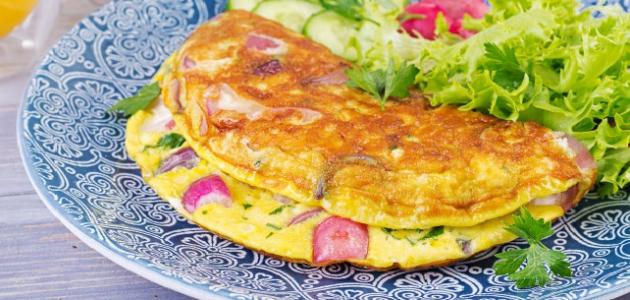 طريقة عجة البيض طريقة عجة البيض