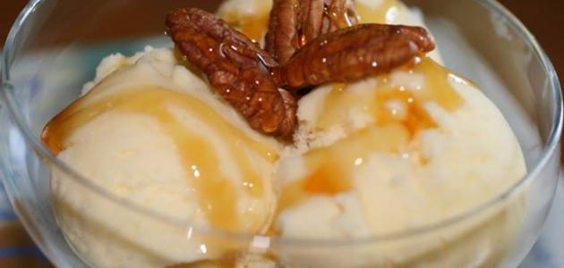 طريقة عمل آيس كريم بالكريم شانتيه