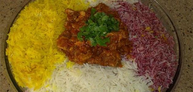 طريقة عمل أرز ملون طريقة عمل أرز ملون