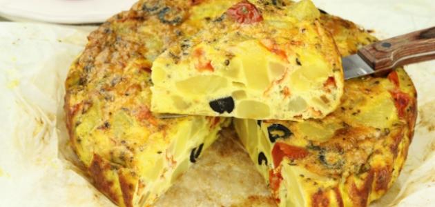 طريقة عمل العجة بالبطاطس