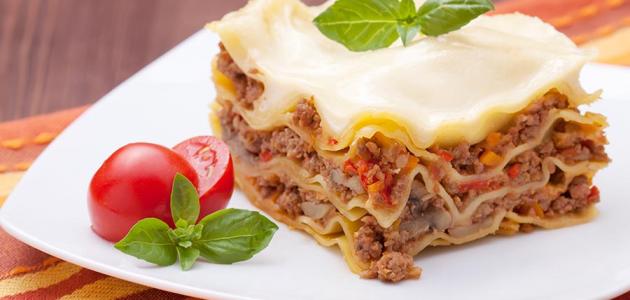 طريقة عمل اللازانيا طريقة عمل اللازانيا