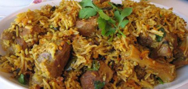 طريقة عمل برياني اللحم الهندي طريقة عمل برياني اللحم الهندي