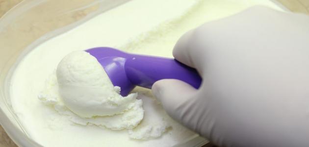 طريقة عمل بودرة الآيس كريم الجاهزة