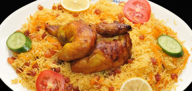 طريقة عمل رز زربيان بالدجاج طريقة عمل رز زربيان بالدجاج