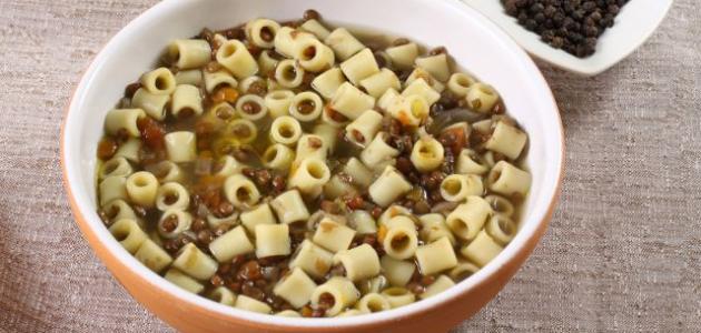 طريقة عمل رشتة بالعدس