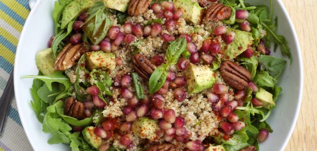 طريقة عمل سلطة الجرجير بالرمان طريقة عمل سلطة الجرجير بالرمان