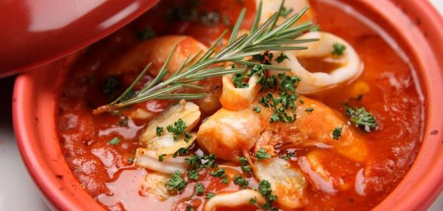 طريقة عمل شوربة الجمبري والسبيط