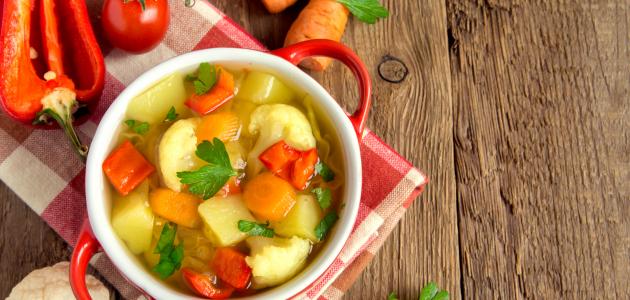 طريقة عمل شوربة خضار دايت