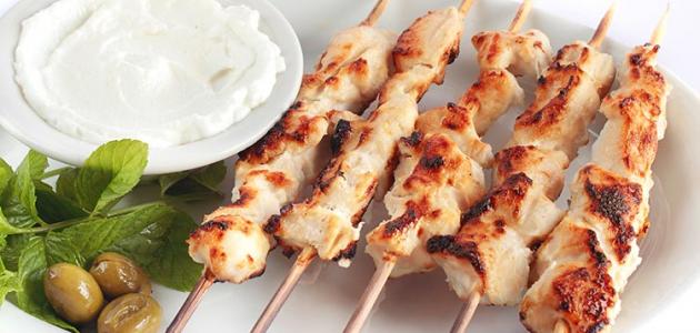 طريقة عمل شيش طاووق طريقة عمل شيش طاووق