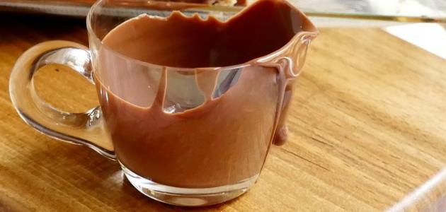 طريقة عمل صوص الشوكولاتة على النار