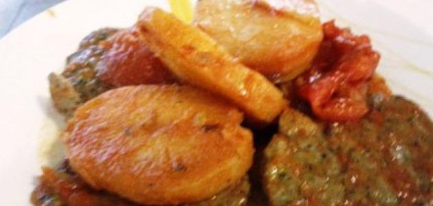 طريقة عمل صينية بطاطس بالكفتة