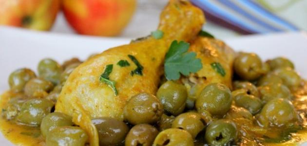 طريقة عمل طاجن الزيتون