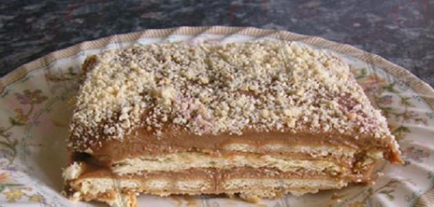 طريقة عمل طبقات البسكويت بالشوكولاته